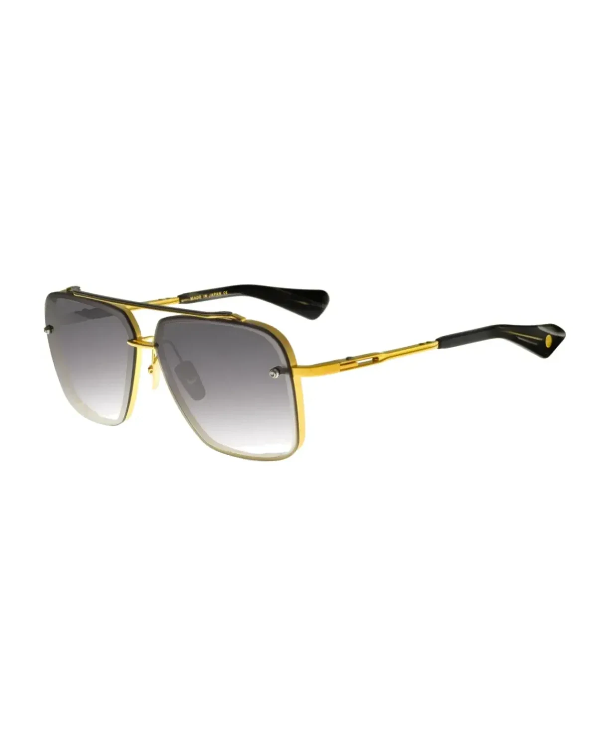 Lunettes de soleil DITA Mach Six DTS121 Titane black rhodium Métal Or Gris