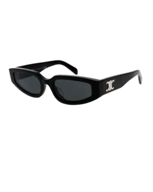 Lunettes de soleil Celine Triomphe CL40269U géométrique acétate noir