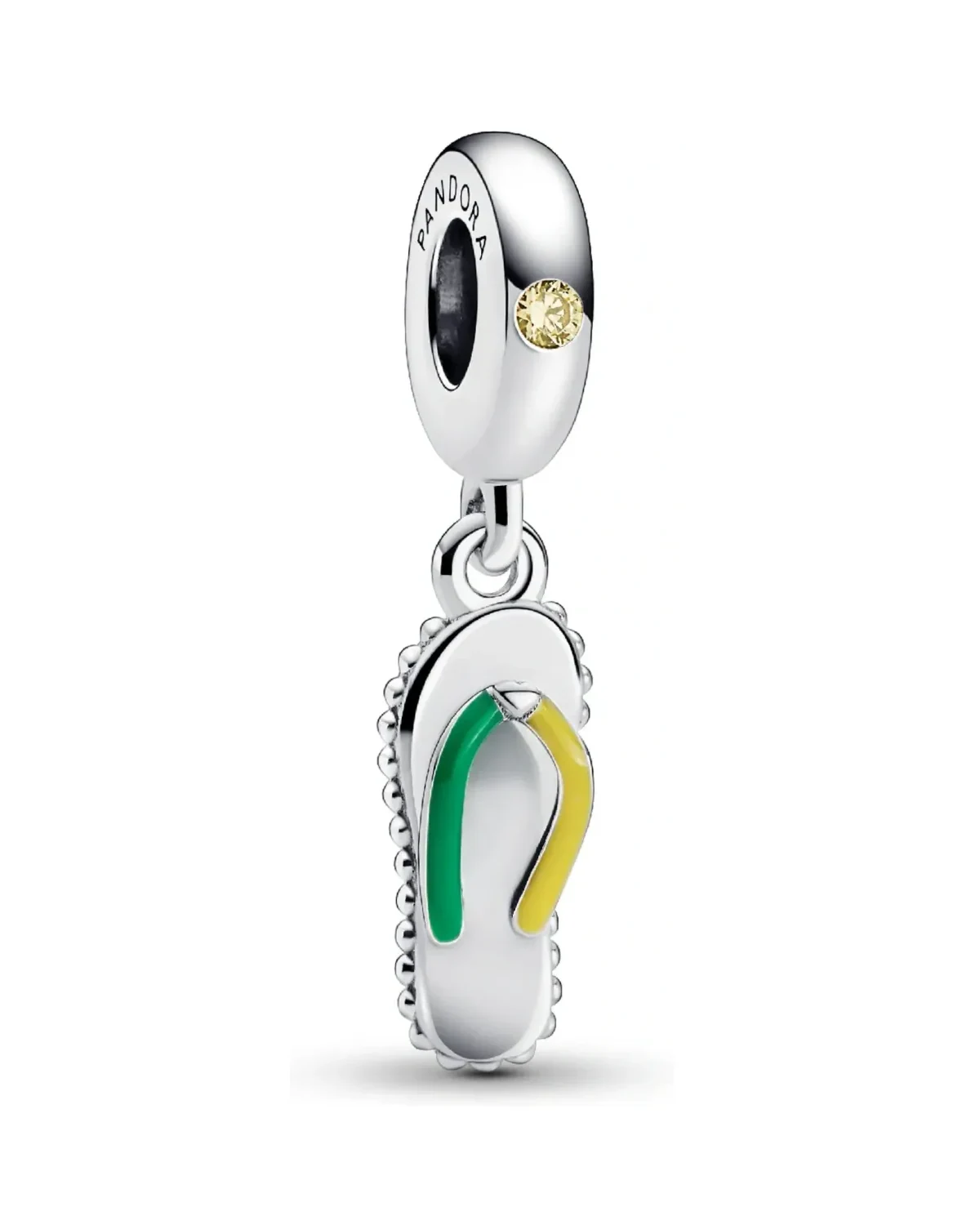 Charm Pandora sandale argent 925 zirconium multicolore femme