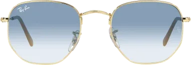 Ray-Ban Hexagonal Flat Lenses Doré — vue 2