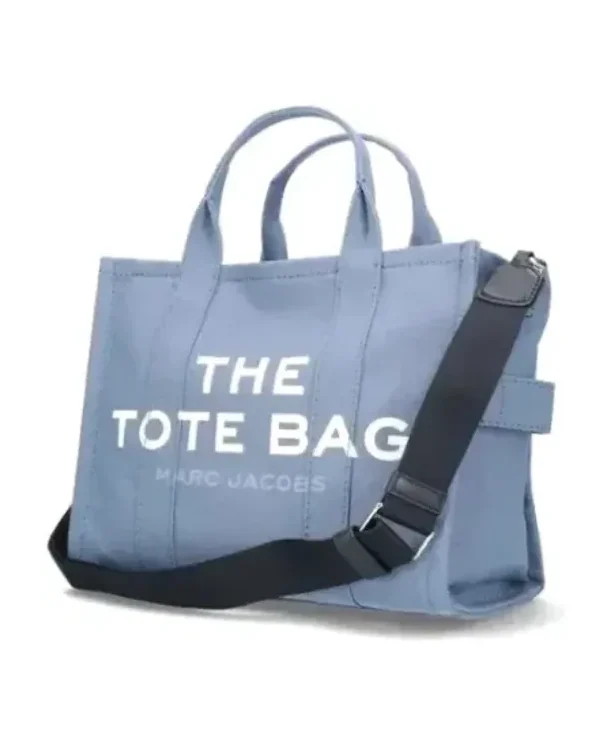 Sac Marc Jacobs The Medium Tote Bag coton bleu