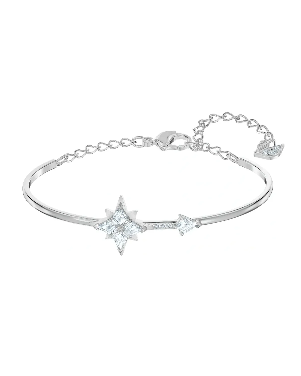 Bracelet Swarovski Symbolic métal argenté cristaux femme