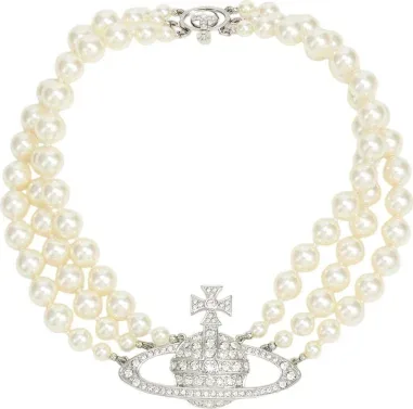 Collier Choker Vivienne Westwood Bas Relief Three Row