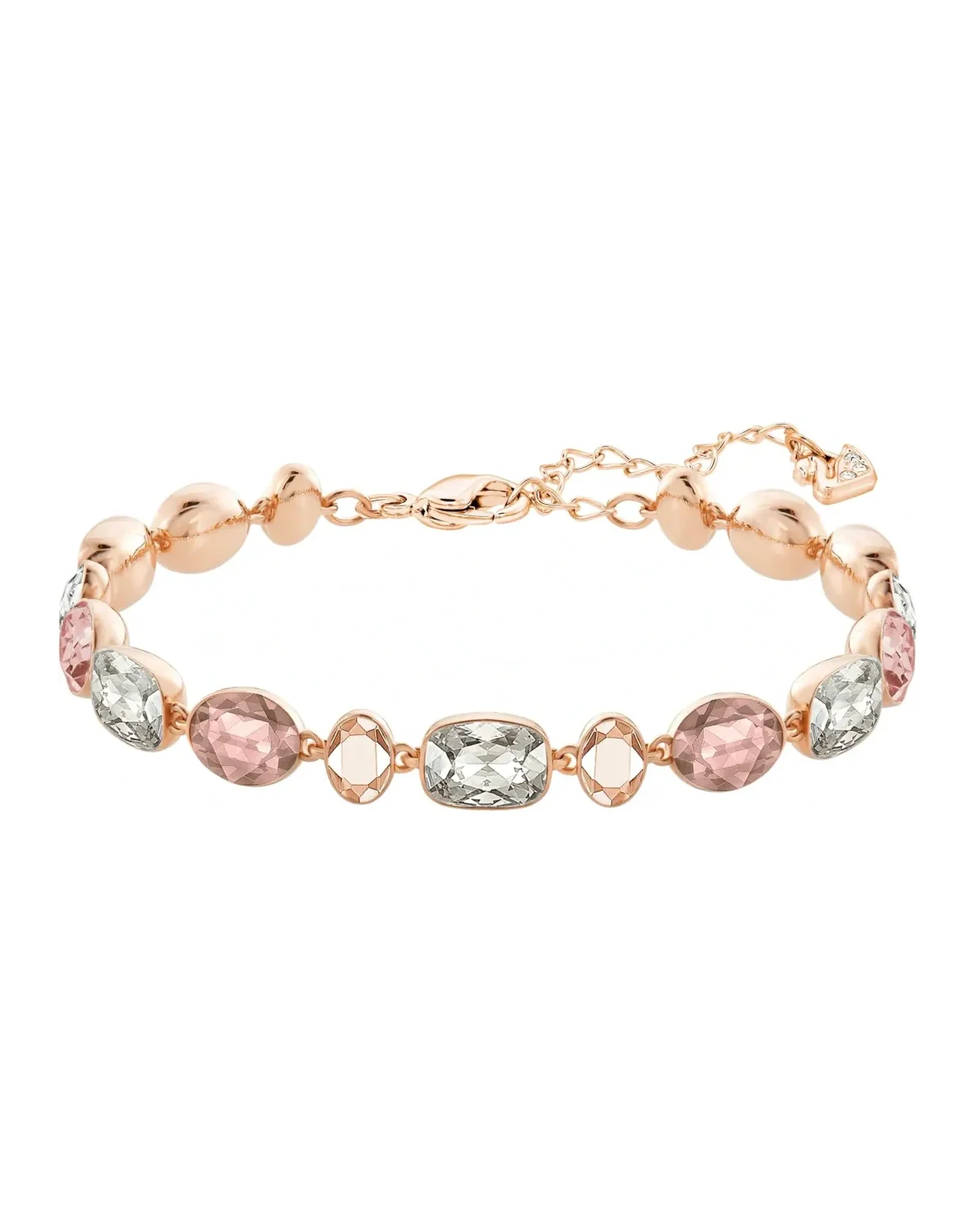 Bracelet Swarovski Girlfriend plaqué or rose cristaux zirconium