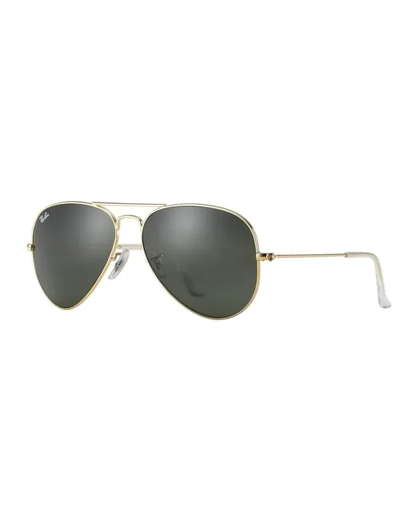 Lunettes de soleil Ray-Ban Aviator RB3025 monture or pilote verres vert