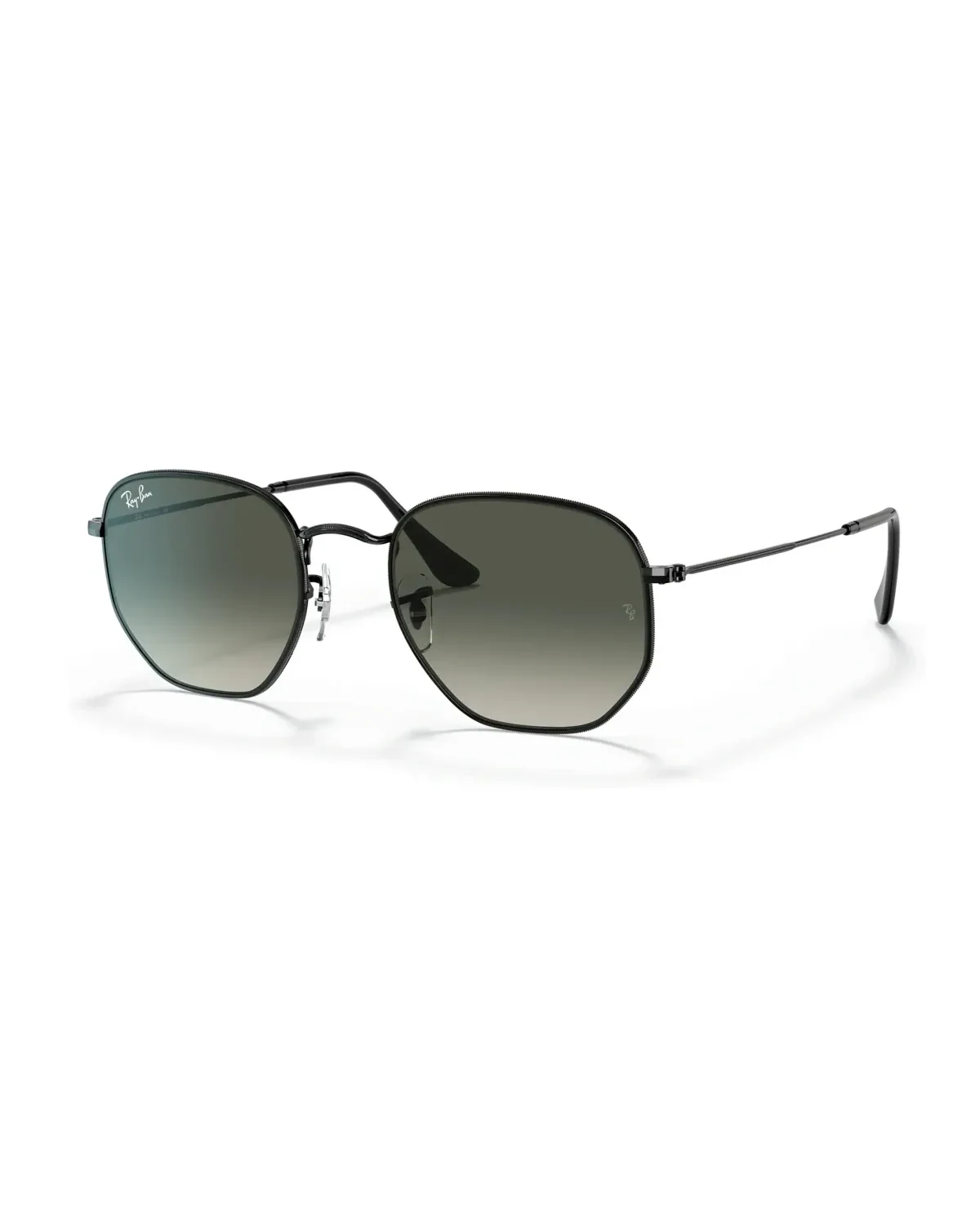 Lunettes de soleil Ray-Ban Hexagonal Flat Lenses noir dégradé