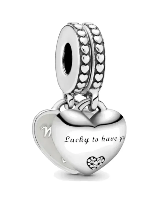 Charm Pandora Belle-Fille et Belle-Mère Dissociable Argent 925 Femme