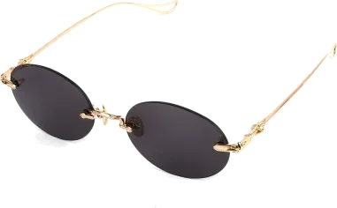 Chrome Hearts Sinnergasm B - Lunettes de soleil monture ovale métal — vue 14