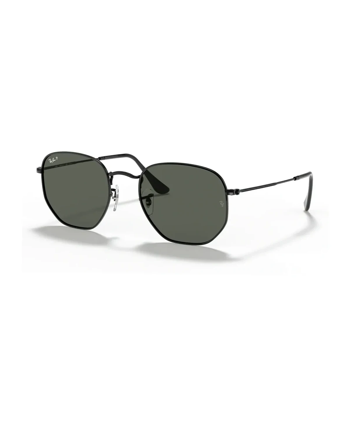Lunettes de soleil Ray-Ban RB3548N carrée noir polarisées