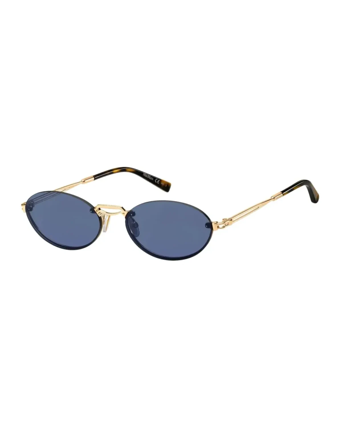Lunettes de soleil Max Mara MM Bridge II 201916000KU ovale doré