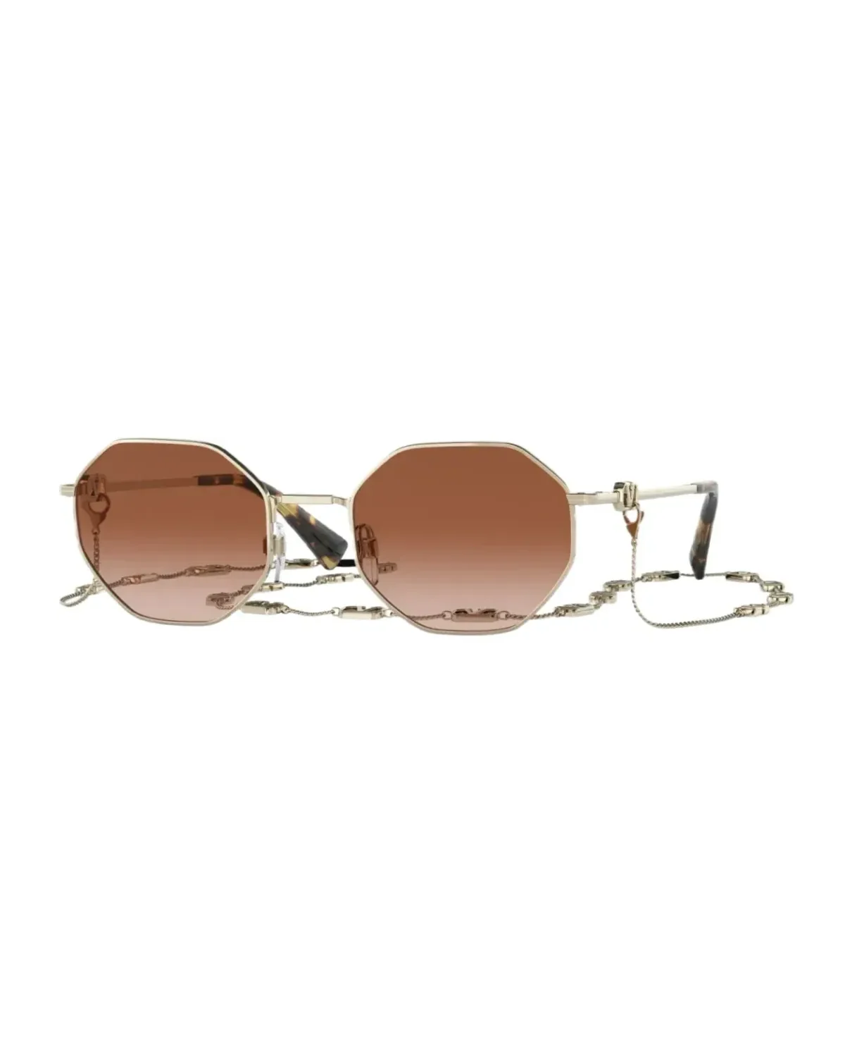 Lunettes de soleil Valentino Garavani VA2040 hexagonales écaille de tortue