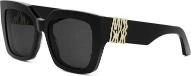 Lunettes de soleil Miss Dior S2F en acétate noir