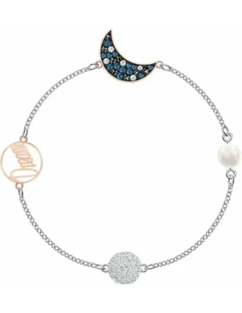 Bracelet Swarovski Remix Moon - Rhodium et Cristaux Multicolores
