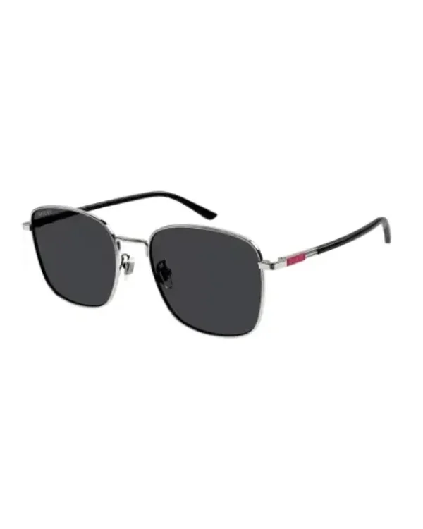Lunettes de soleil Gucci GG1350S rectangulaires argenté métal