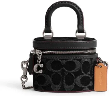 Sac à bandoulière Coach Trail en toile signature — vue 6