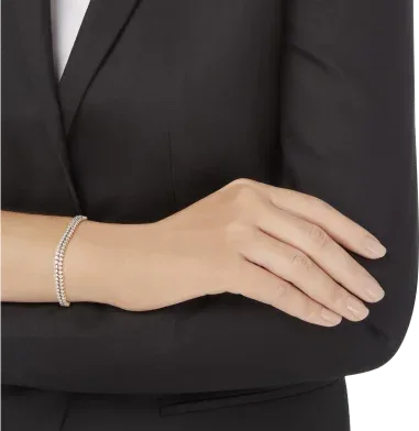 Bracelet Cupchain Swarovski Or Rose — vue 4