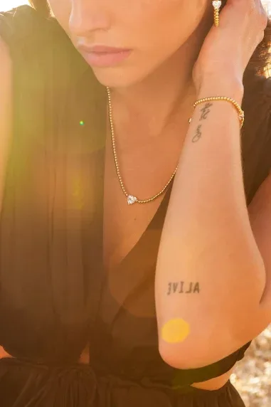 Collier Cœur en Cristal - APM Monaco — vue 4