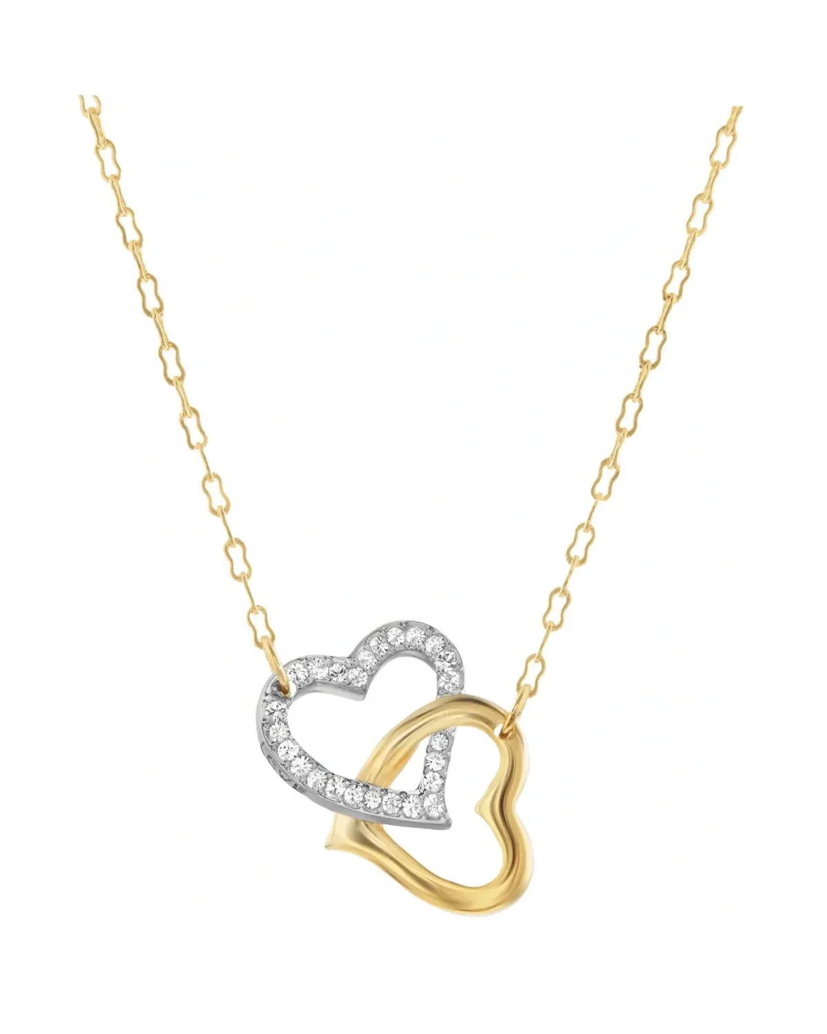 Collier Swarovski Match plaqué or zirconium blanc femme