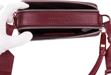 Sac à main bandoulière Marc Jacobs The Snapshot Wine — vue 6
