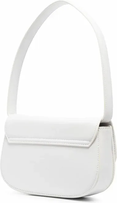 Sac à main Diesel 1DR Medium en cuir blanc — vue 2