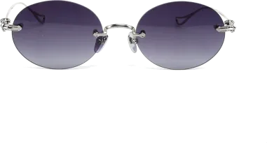 Chrome Hearts Sinnergasm B - Lunettes de soleil monture ovale métal — vue 7