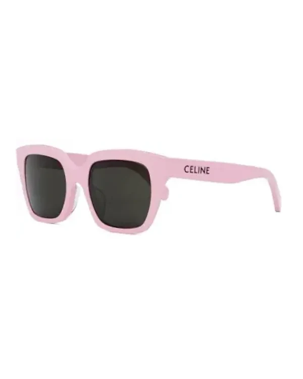 Lunettes de soleil Celine CL40198F rectangle acétate rose