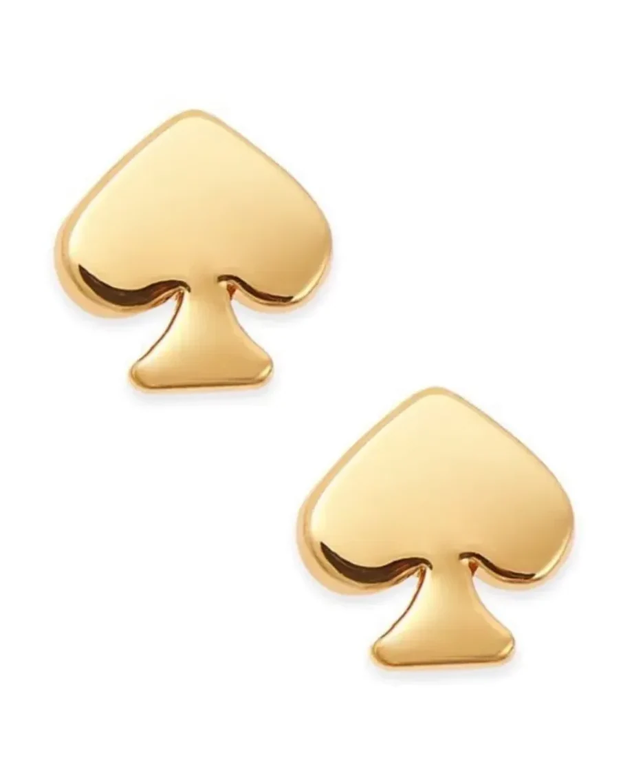 Boucles d'oreilles Kate Spade Ace acier inoxydable or femme