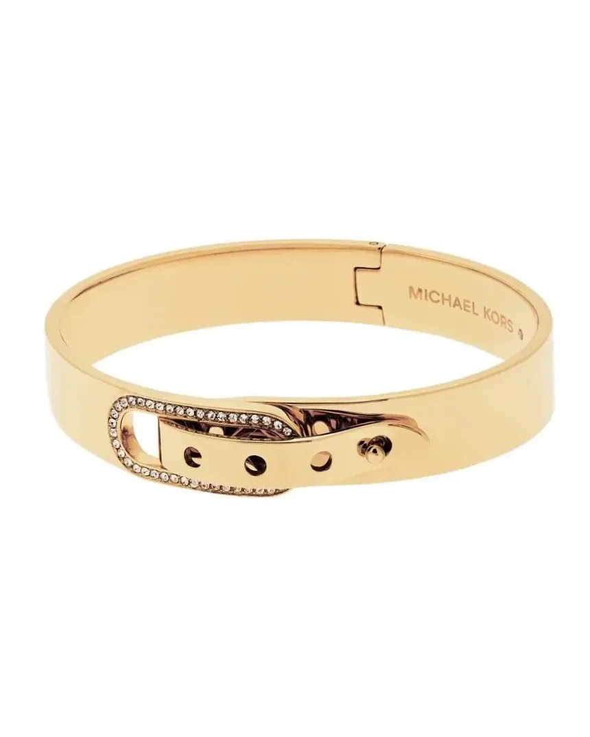 Bracelet Michael Kors acier inoxydable or femme 18 cm