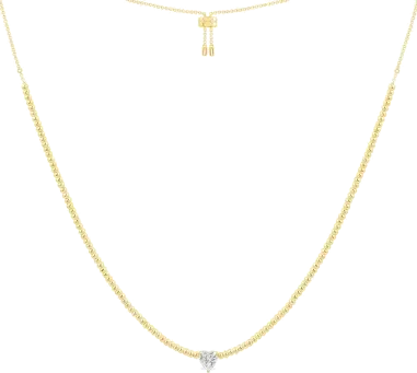 Collier Cœur en Cristal - APM Monaco — vue 2