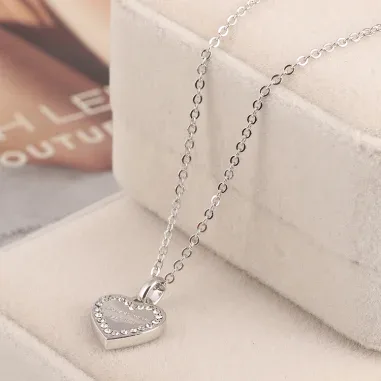 Collier Cœur Michael Kors Argenté aux Cristaux — vue 4