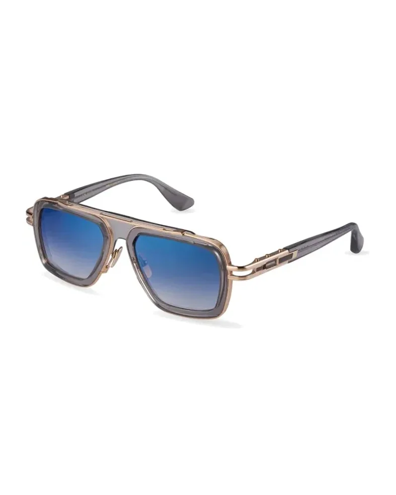 Lunettes de soleil DITA DTS403-A-02 Pilote métal noir verres gris dégradé