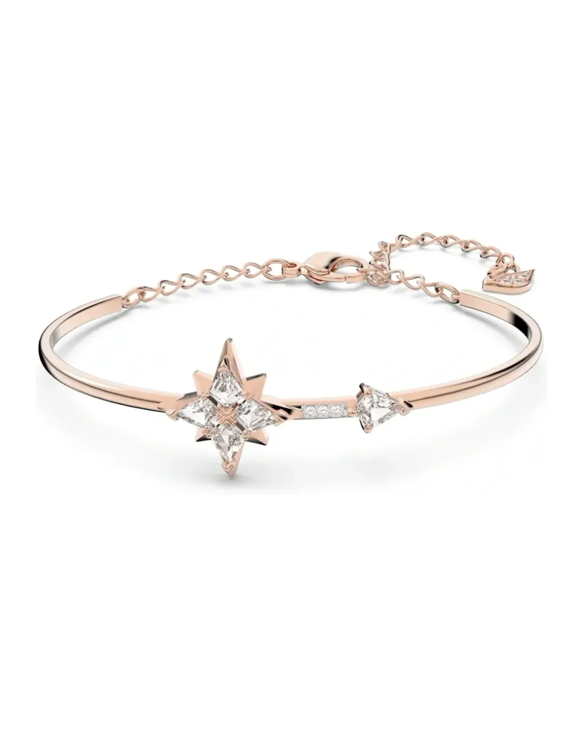 Bracelet Swarovski Symbolic métal plaqué or rose femme