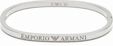 Bracelet Jonc Emporio Armani Acier Argenté