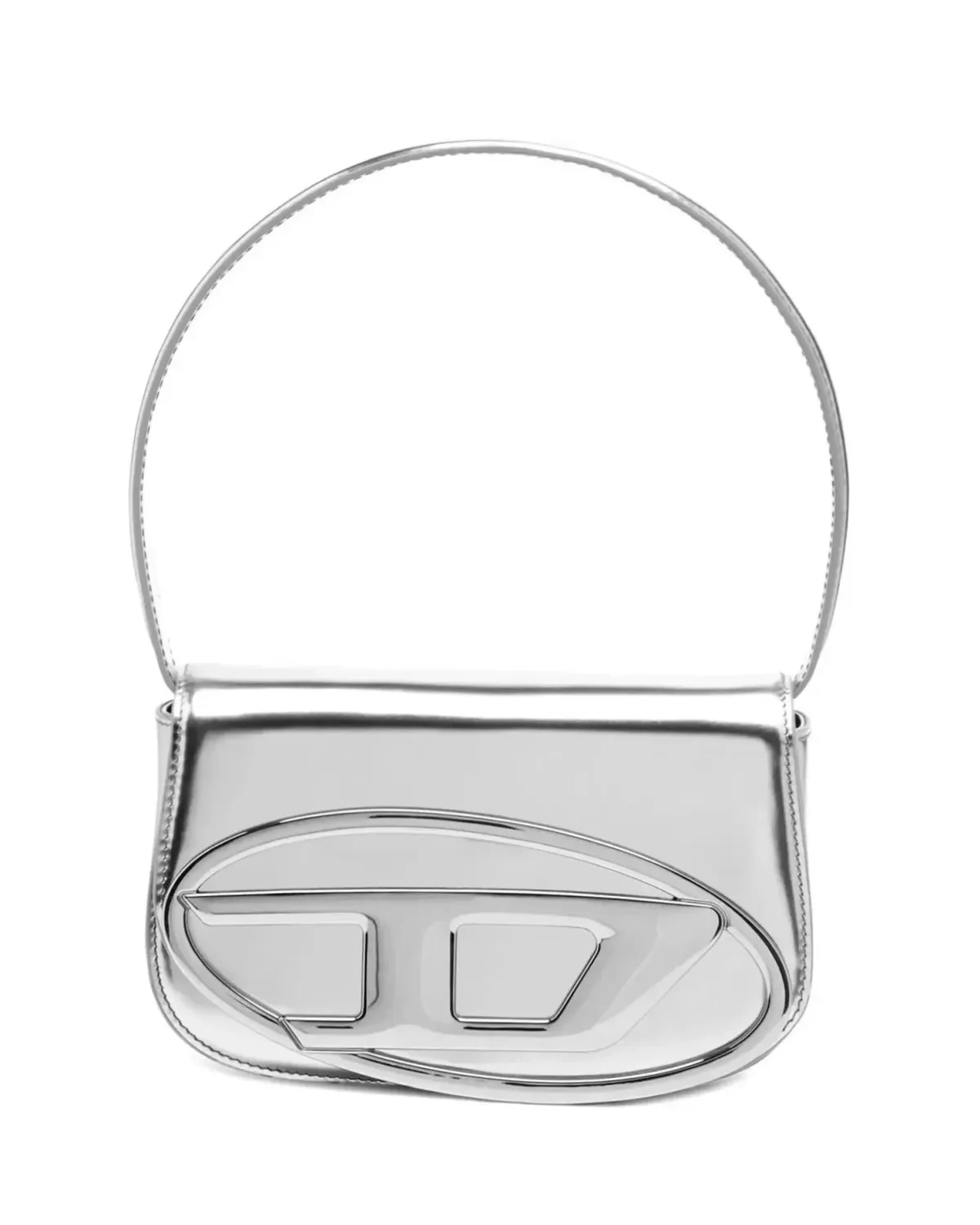 Sac à main Diesel 1DR cuir argent femme