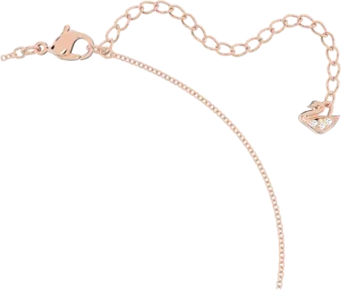 Collier Lilia Swarovski - Papillons Cristaux Or Rose — vue 3