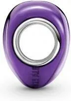 Charm Cœur Violet Métallique Pandora — vue 2
