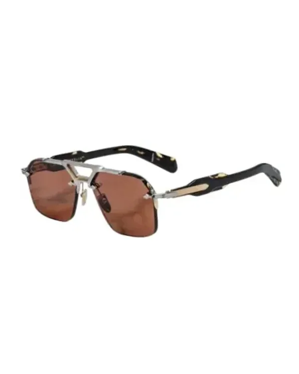 Lunettes Aviator Jacques Marie Mage Silvertone Rose