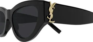 Lunettes de Soleil Saint Laurent SL M94 en Acétate Noir — vue 3