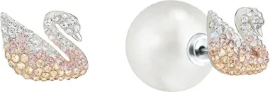Boucles d'oreilles Swarovski Iconic Swan Lake multicolore — vue 2