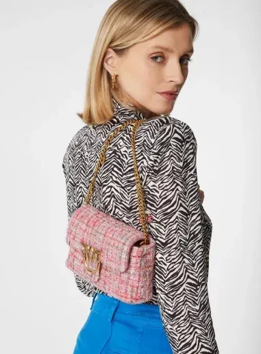 Sac à main Pinko Love Baby Puff Chevron Lux — vue 10