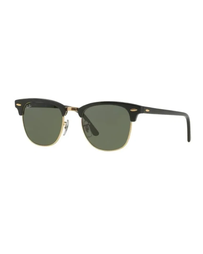 Clubmaster Ray-Ban noir et doré