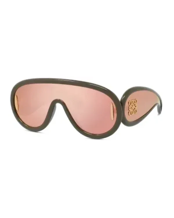 Lunettes de soleil Loewe Paula's Ibiza LW40108I masque acétate kaki