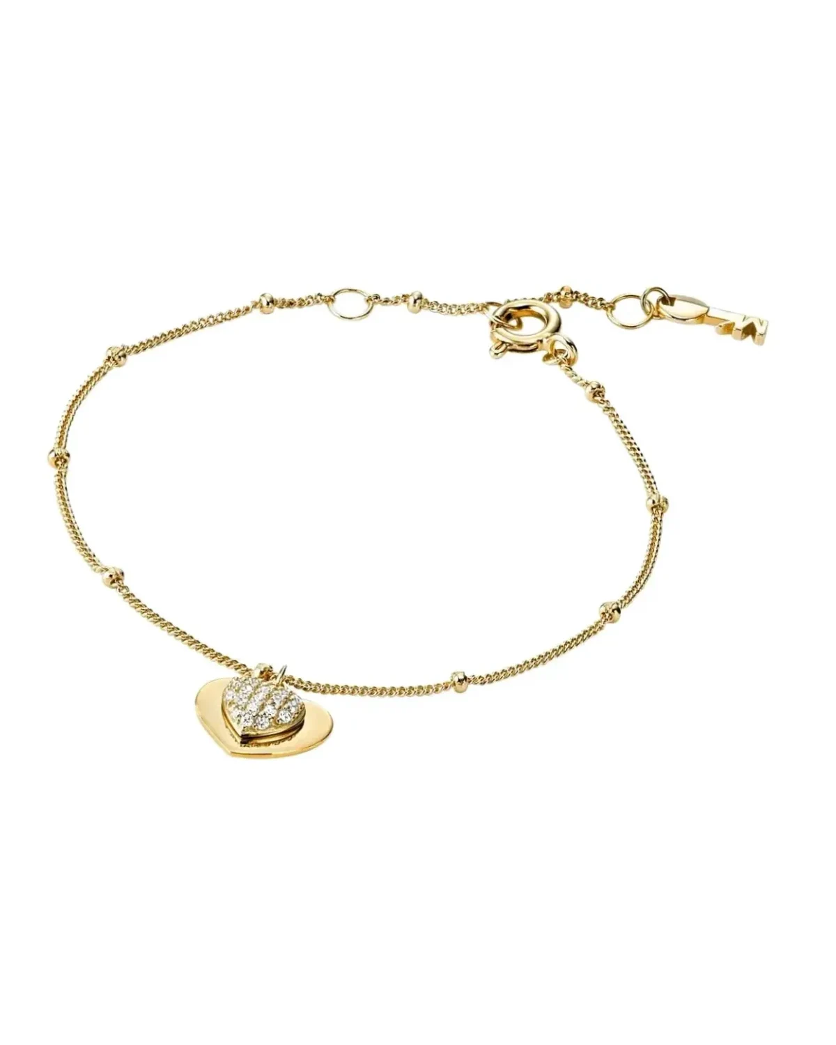Bracelet Michael Kors Love argent 925 plaqué or jaune femme