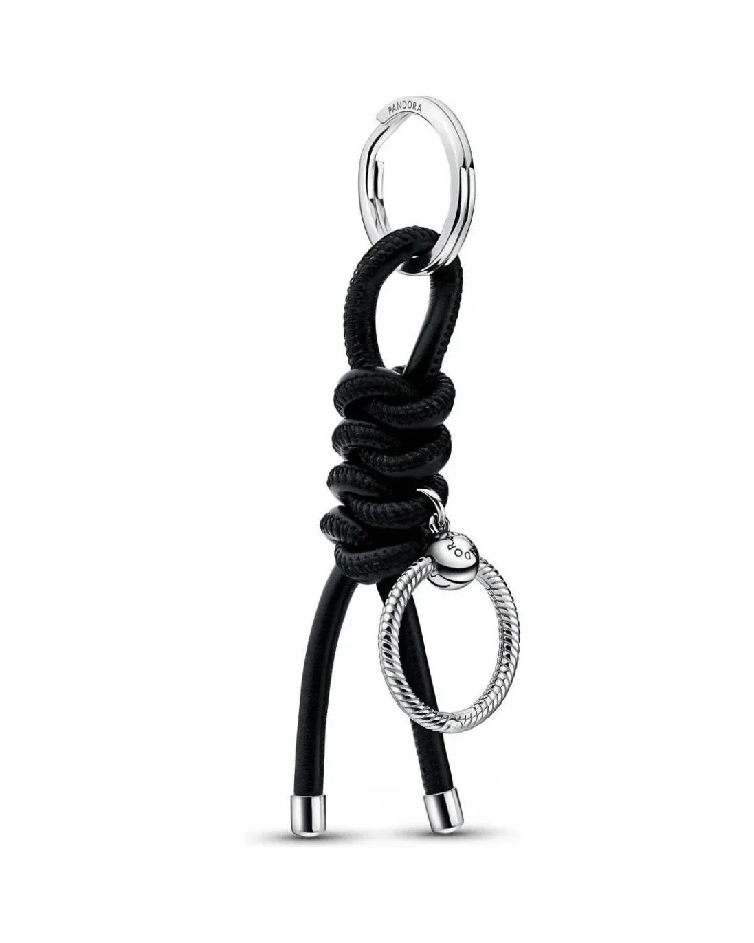 Charm Pandora Porte-Clés Argent 925 Noir Femme