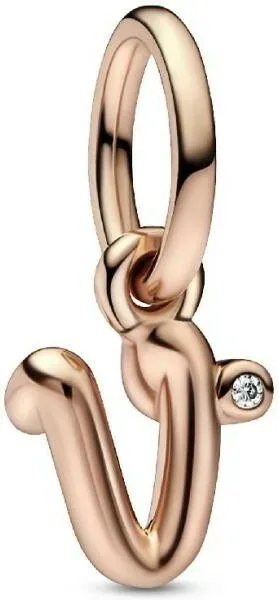 Charm Pendant Alphabet Lettre V Manuscrite Pandora