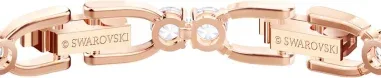 Bracelet Tennis Swarovski - Or Rose — vue 3