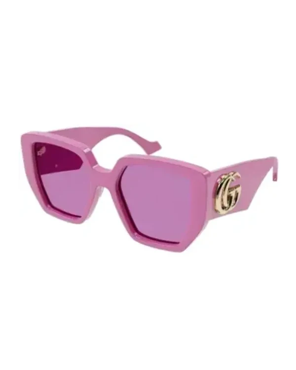 Lunettes de soleil Gucci GG0956S rectangle rose