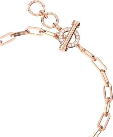 Bracelet Teddy Swarovski Plaqué Or Rose — vue 4