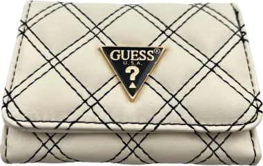 Portefeuille Guess blanc Triangle