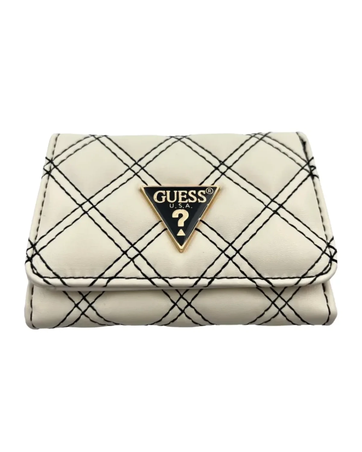 Portefeuille Guess simili cuir blanc femme
